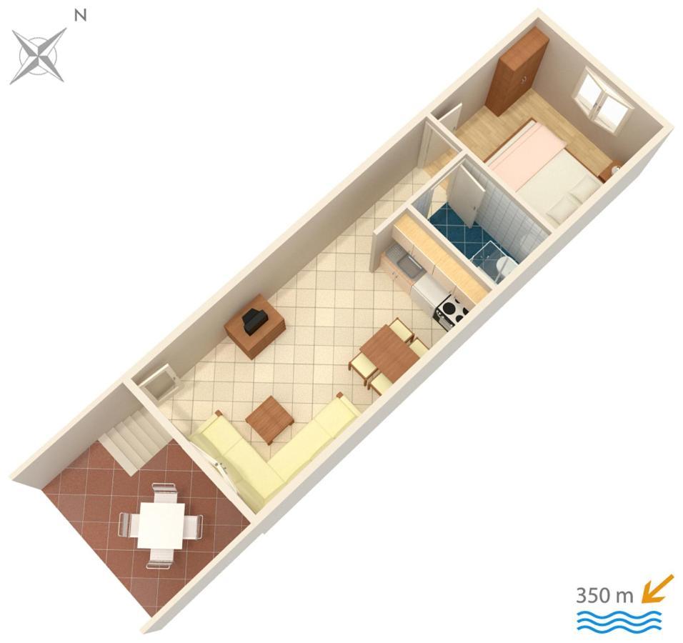 Apartments With A Parking Space Povljana, Pag - 227 Bagian luar foto